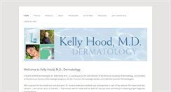 Desktop Screenshot of kellyhoodmd.com